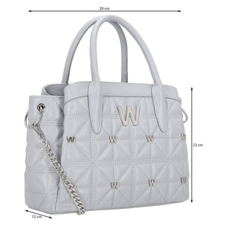 Bolsa de Mano WESTIES Hbcybugs2we  Sintetico Color Gris