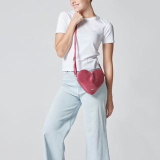 Bolsa Crossbody WESTIES Hbnayahwe  Charol sintético Color Rojo