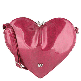 Bolsa Crossbody WESTIES Hbnayahwe  Charol sintético Color Rojo