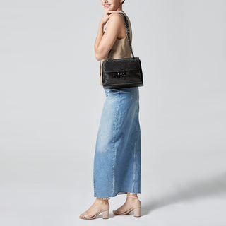 Bolsa Crossbody WESTIES Hbamarillo4we  Textil Color Negro