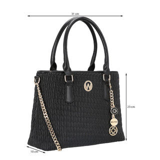 Bolsa de Mano WESTIES Hbmansherrywe  Sintetico Color Negro