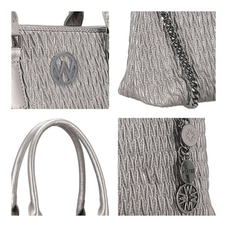Bolsa de Mano WESTIES Hbmansherrywe  Sintetico Color Metalico