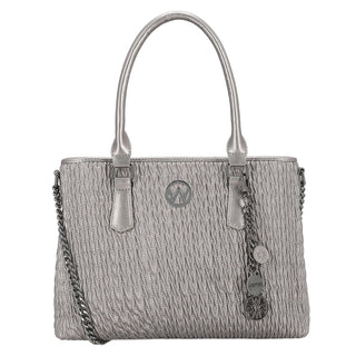 Bolsa de Mano WESTIES Hbmansherrywe  Sintetico Color Metalico