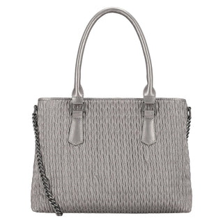 Bolsa de Mano WESTIES Hbmansherrywe  Sintetico Color Metalico