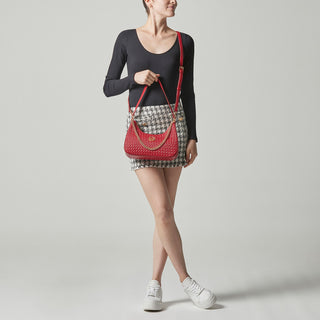 Bolsa Shoulder WESTIES Hbkurotsuruwe  Sintetico Color Rojo
