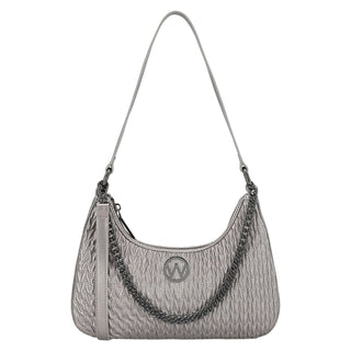 Bolsa Shoulder WESTIES Hbkurotsuruwe  Sintetico Color Metalico