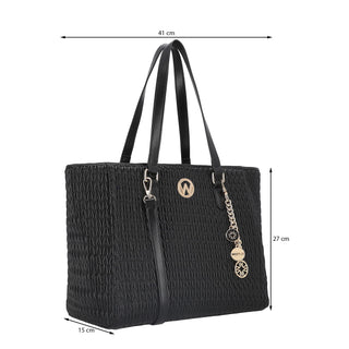 Bolsa Tote WESTIES Hbmarumietawe  Sintetico Color Negro