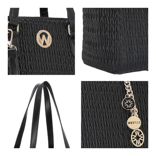 Bolsa Tote WESTIES Hbmarumietawe  Sintetico Color Negro