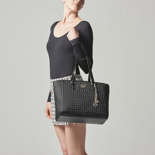 Bolsa Tote WESTIES Hbmarumietawe  Sintetico Color Negro