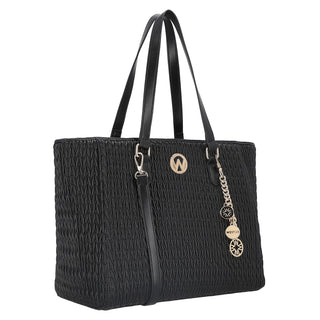 Bolsa Tote WESTIES Hbmarumietawe  Sintetico Color Negro