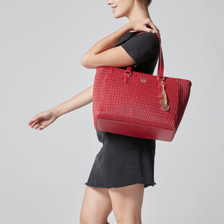 Bolsa Tote WESTIES Hbmarumietawe  Sintetico Color Rojo