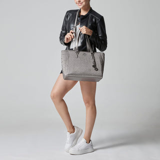 Bolsa Tote WESTIES Hbmarumietawe  Sintetico Color Metalico