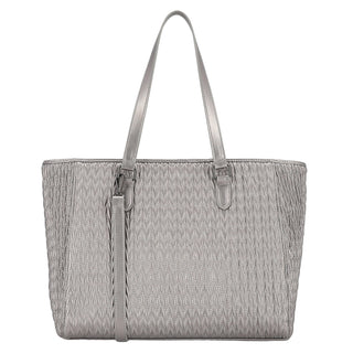 Bolsa Tote WESTIES Hbmarumietawe  Sintetico Color Metalico