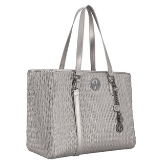 Bolsa Tote WESTIES Hbmarumietawe  Sintetico Color Metalico