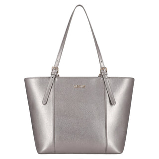 Bolsa Tote WESTIES Hbdesdamona2we  Sintetico Color Metalico