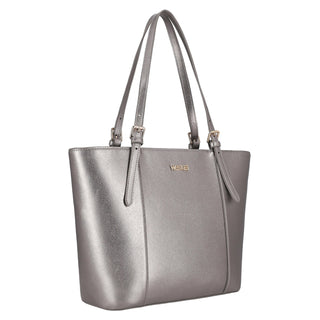 Bolsa Tote WESTIES Hbdesdamona2we  Sintetico Color Metalico