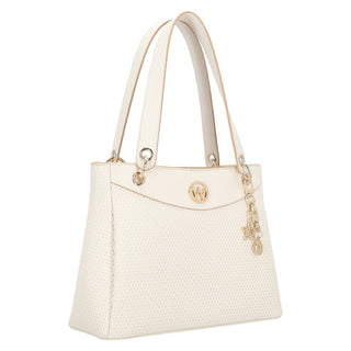 Bolsa Hobo WESTIES Hbarsene2we  Sintetico Color Blanco