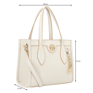 Bolsa de Mano WESTIES Hbtucana5we  Sintetico Color Blanco