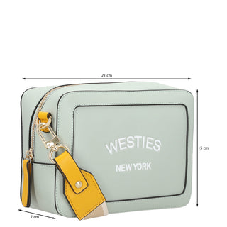 Bolsa Crossbody WESTIES Hbdofine19we  Sintetico Color Verde