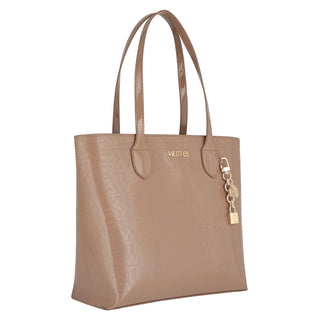 Bolsa Tote WESTIES Hbhunowe  Charol piel Color Cafe