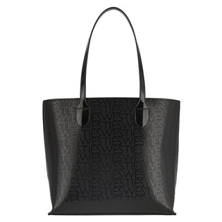 Bolsa Tote WESTIES Hbhunowe  Charol piel Color Negro