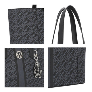 Bolsa Tote WESTIES Hblibba7we  Sintetico mo Color Negro