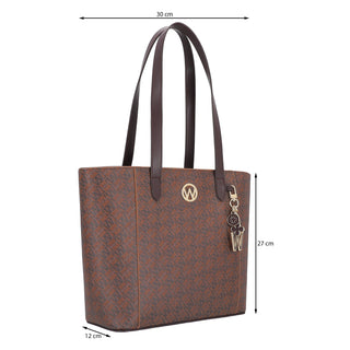 Bolsa Tote WESTIES Hblibba7we  Sintetico mo Color Cafe