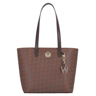 Bolsa Tote WESTIES Hblibba7we  Sintetico mo Color Cafe
