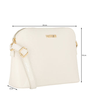 Bolsa Crossbody WESTIES Hbsalmina7we  Charol piel Color Blanco