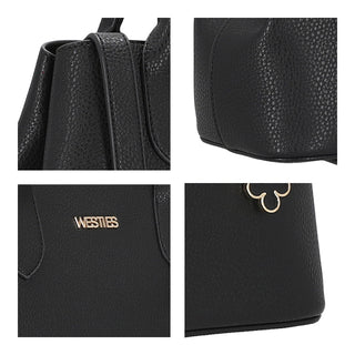 Bolsa de Mano WESTIES Hbramoswe  Sintetico Color Negro