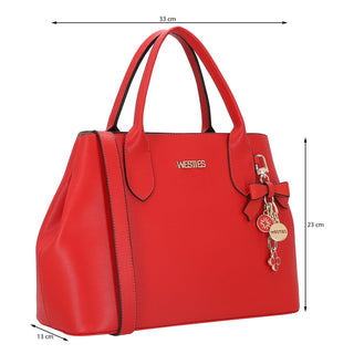 Bolsa de Mano WESTIES Hbramoswe  Sintetico Color Rojo