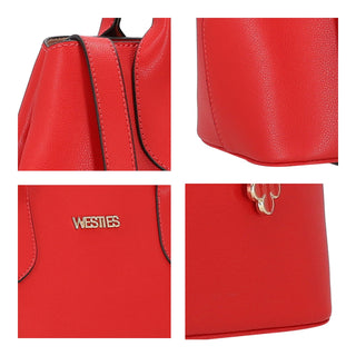 Bolsa de Mano WESTIES Hbramoswe  Sintetico Color Rojo