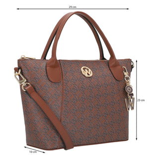 Bolsa de Mano WESTIES Hbgabriella4we  Sintetico mo Color Cafe