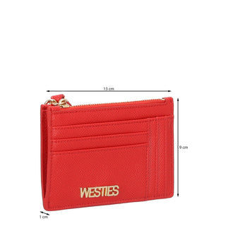 Tarjetero WESTIES Acdafoe5we  Sintetico Color Rojo
