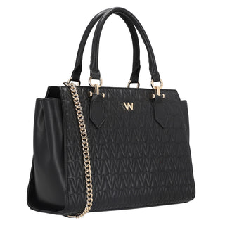 Bolsa de Mano WESTIES Hbanmona3we  Sintetico mo Color Negro