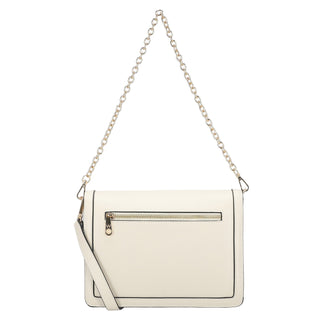 Bolsa Shoulder WESTIES Hbarepa2we  Sintetico Color Blanco