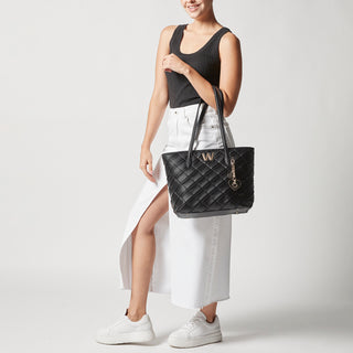 Bolsa Tote WESTIES Hbkatsukiwe  Sintetico Color Negro