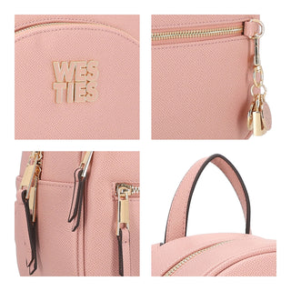 Mochila WESTIES Hbcanepawe  Sintetico Color Beige
