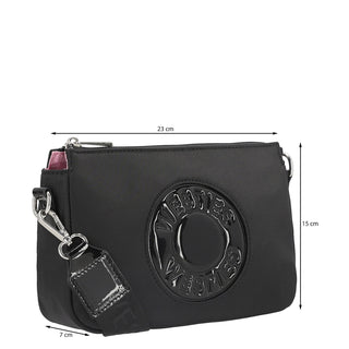 Bolsa Crossbody WESTIES Hbbarnatwe  Textil Color Negro