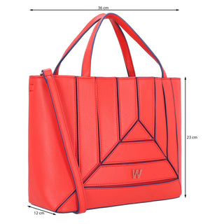 Bolsa de Mano WESTIES Hbthemawe  Sintetico Color Rojo