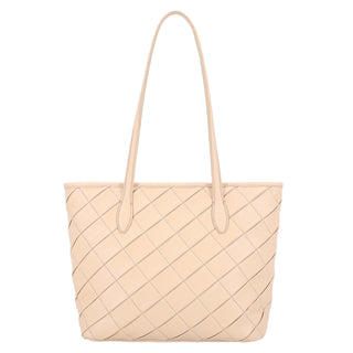 Bolsa Tote WESTIES Hbkatsukiwe  Sintetico Color Beige