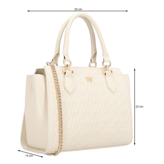 Bolsa de Mano WESTIES Hbanmona3we  Sintetico mo Color Blanco