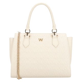 Bolsa de Mano WESTIES Hbanmona3we  Sintetico mo Color Blanco