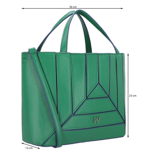 Bolsa de Mano WESTIES Hbthemawe  Sintetico Color Verde