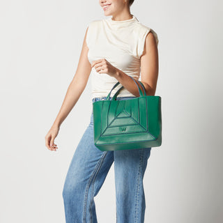 Bolsa de Mano WESTIES Hbthemawe  Sintetico Color Verde