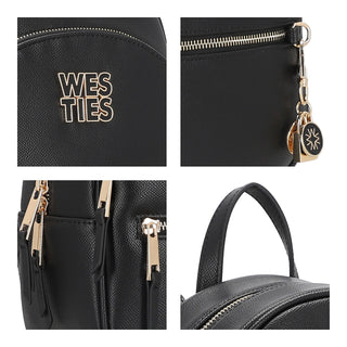 Mochila WESTIES Hbcanepawe  Sintetico Color Negro