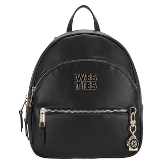 Mochila WESTIES Hbcanepawe  Sintetico Color Negro