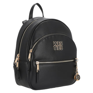 Mochila WESTIES Hbcanepawe  Sintetico Color Negro