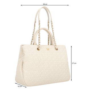 Bolsa Tote WESTIES Hbleandro2we  Sintetico mo Color Blanco