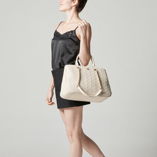 Bolsa Tote WESTIES Hbleandro2we  Sintetico mo Color Blanco